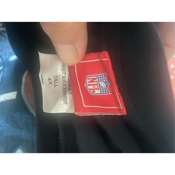 Chicago Bears NFL Apparel Black Short Sleeve T-Shirt Size 4X Tall-NWOT - Picture 8 of 8